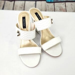 White House Black Market White Wedges
